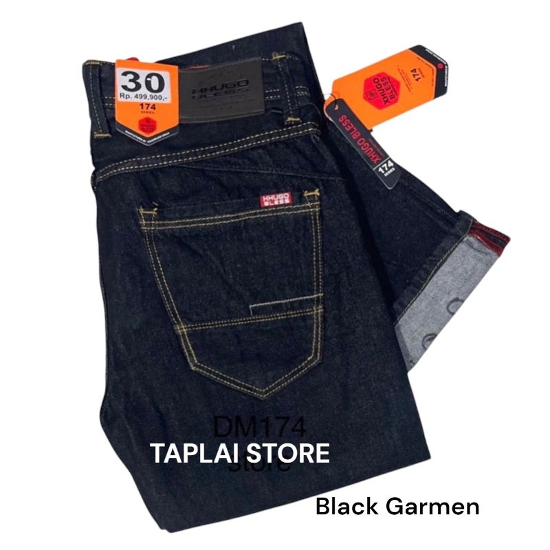 CELANA JEANS XHUGO BLESS DENIM // CELANA PANJANG PRIA LEGULER // CELANA PRIA PREMIUM