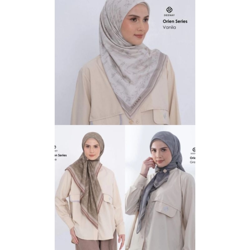 Hijab/Kerudung Segiempat Deenay Orien Series
