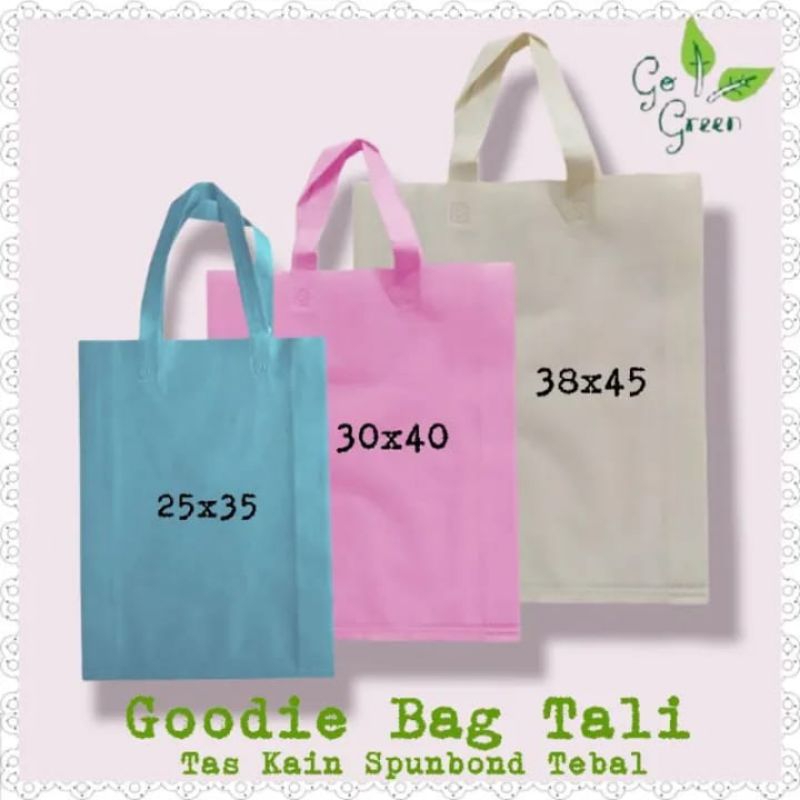 

Tas kain Spunbond Goodiebag untuk Sembako