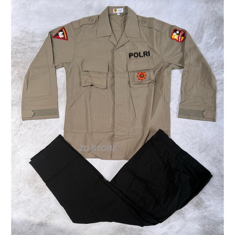 Seragam PDL TACTICAL COKLAT BRIMOB 2024/Seragam COKLAT TACTICAL 2024