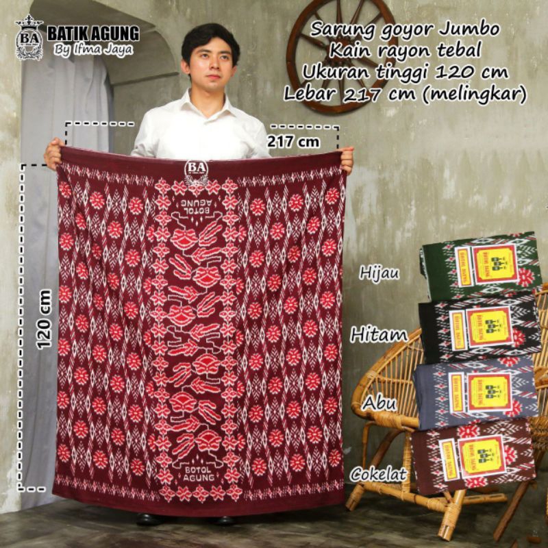 Sarung Batik Motif Botol 6 Sarung Pria Dewasa Sarung Goyor Printing Palaikat Cap Lukis Sarung Premiu