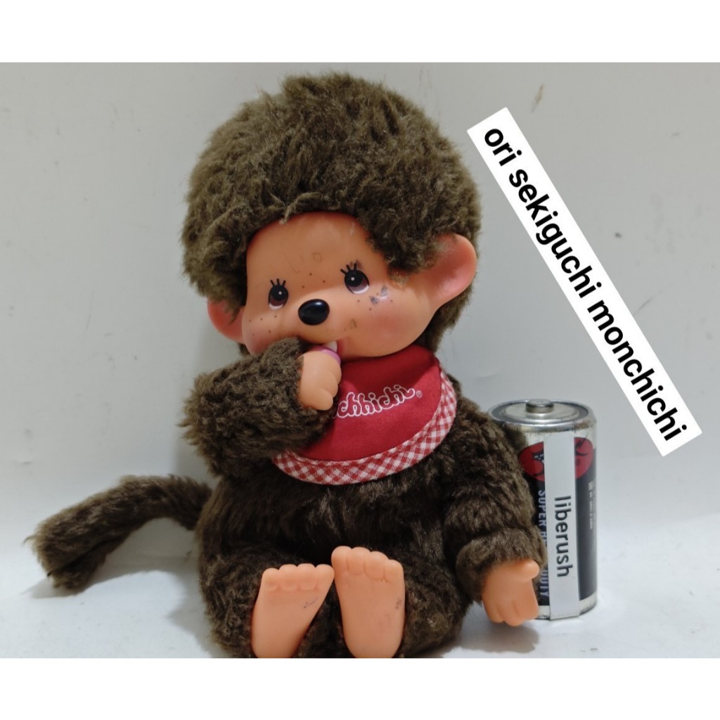 Vintage Sekiguchi monchhichi plush doll boneka monchichi