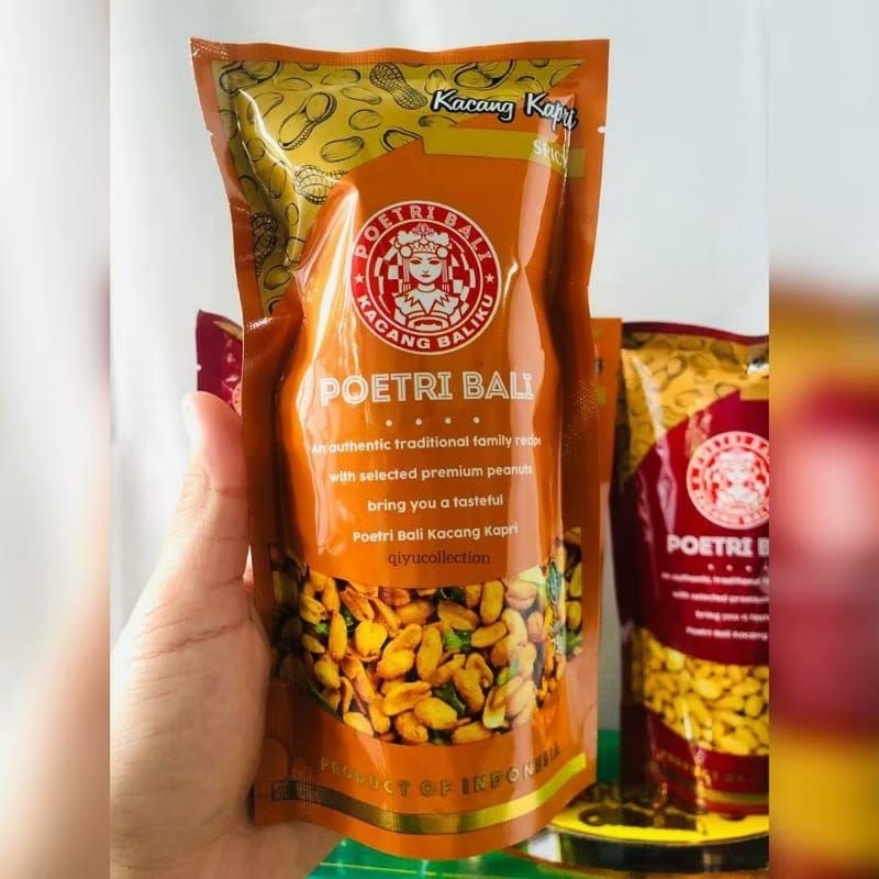 

kacang poetri bali ukuran 75 gr
