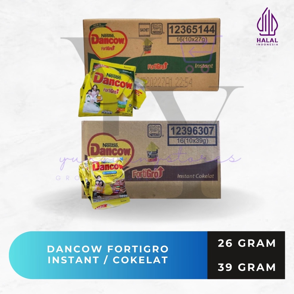 

[DUS] Dancow Fortigro Instant Vanilla / Cokelat 26 gram / 39 gram