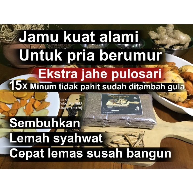 

Minuman Jamu Sehat Alami Siap Sedu Rasa Jahe