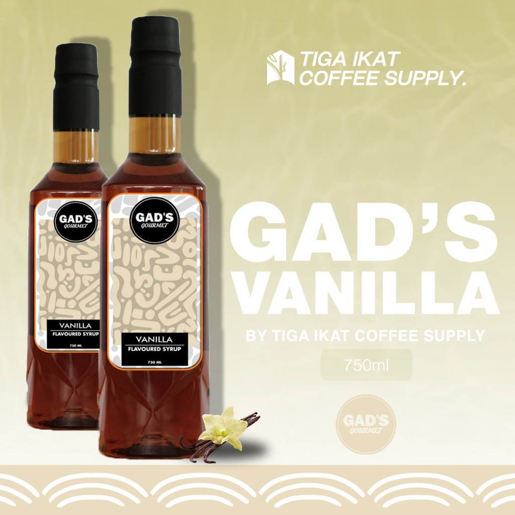 

Gads Sirup Vanila - Coffee Syrup Flavour Vanilla - 750 ml