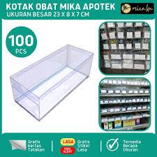 KOTAK OBAT PLASTIK MIKA APOTEK RUMAH SAKIT BIDAN KLINIK
