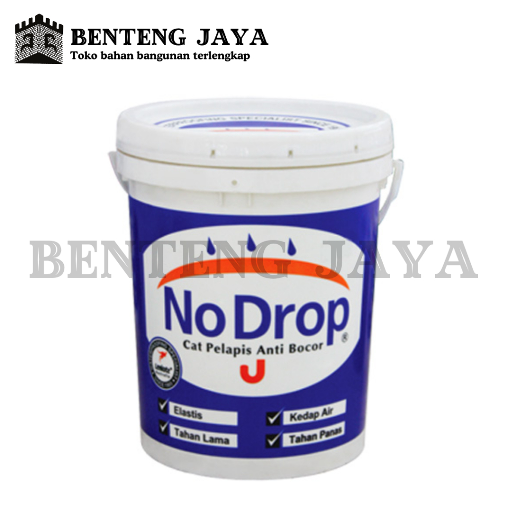 CAT TEMBOK NO DROP 20KG (PAIL) / CAT PELAPIS ANTI BOCOR / CAT WATERPROOFING
