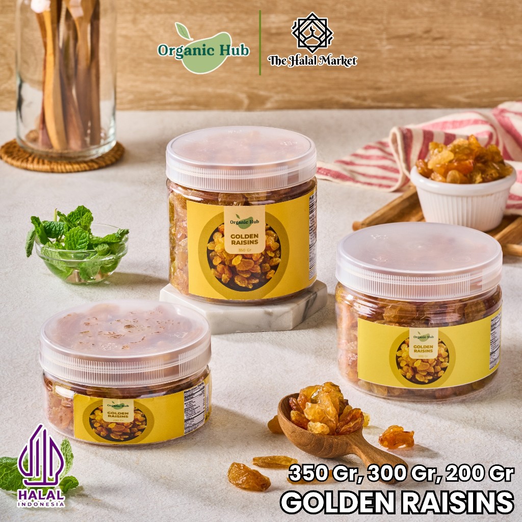 

Organic Hub Kismis Golden Raisins Premium Organik Original 100% Raisin Simin Organik