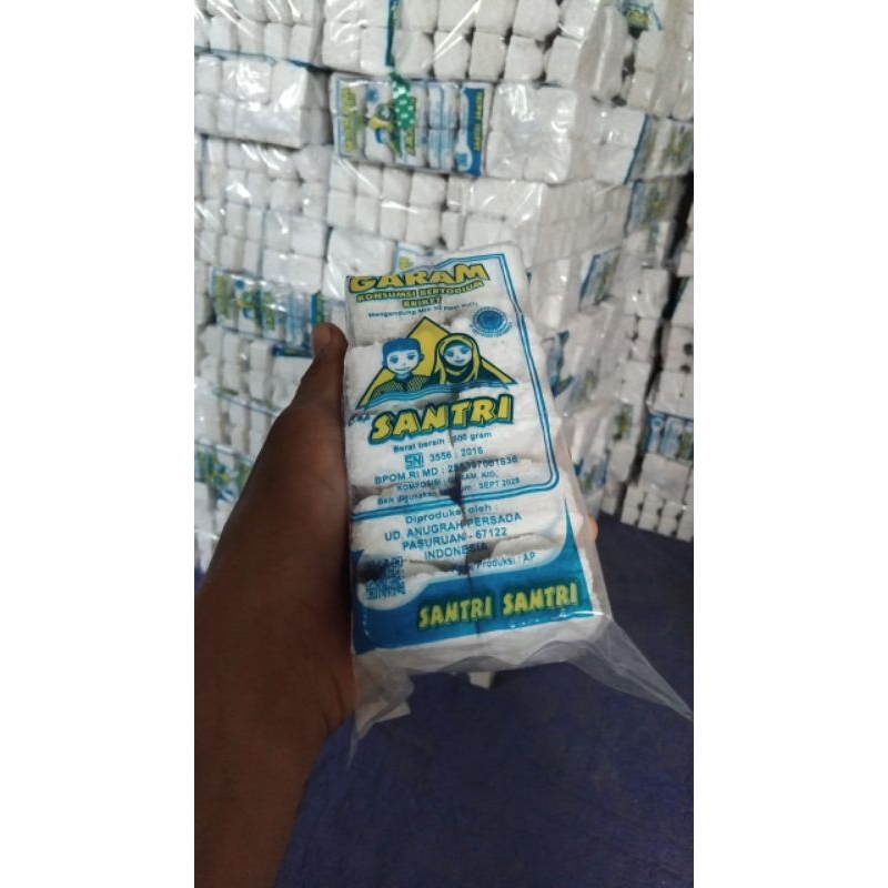 

Garam briket kotak kemasan 500 g kemasan reject
