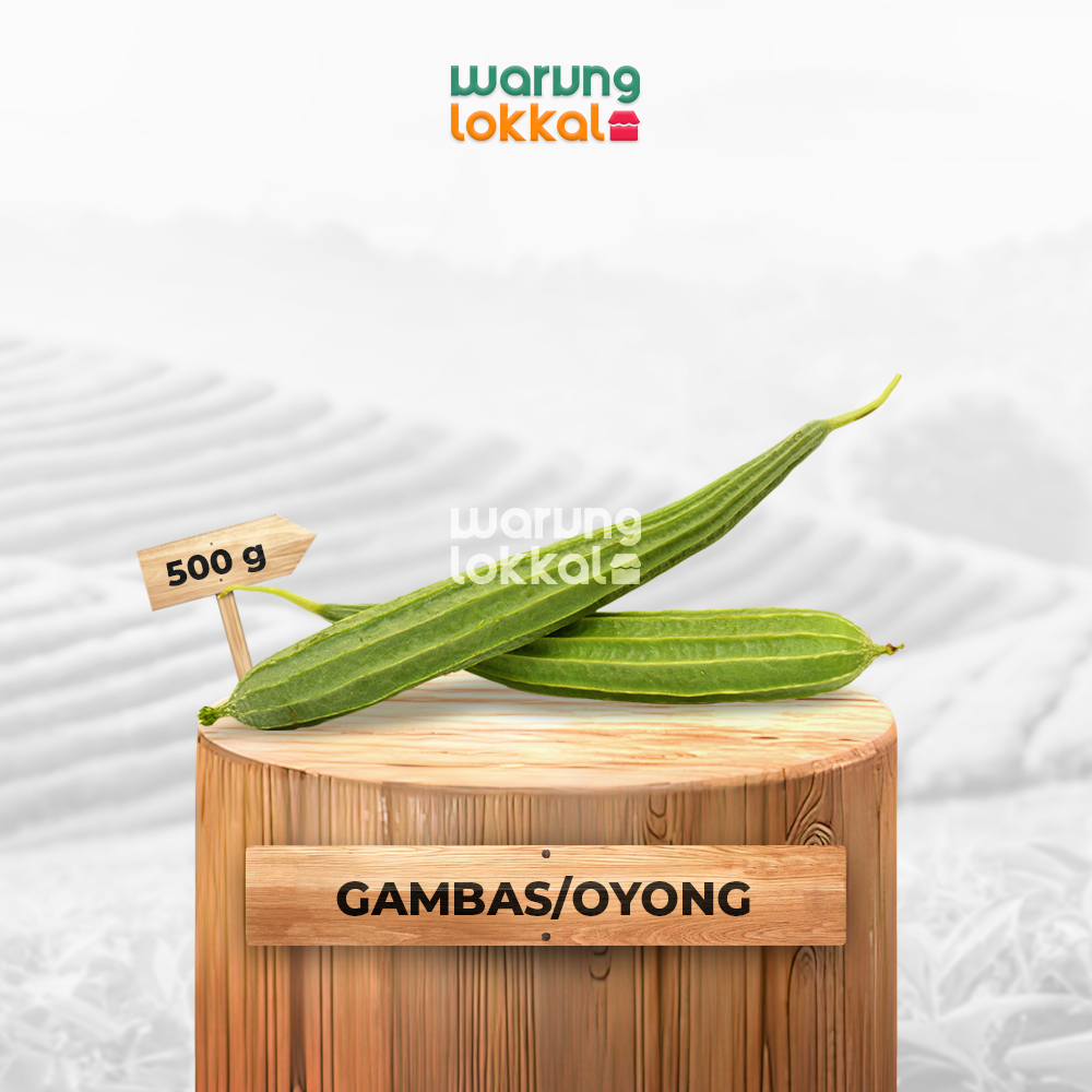

Gambas/Oyong 500g - Warung Lokkal