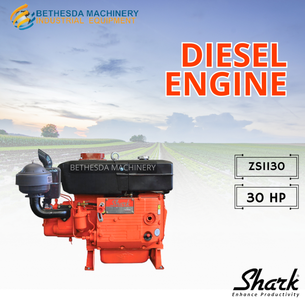 Mesin Penggerak Diesel 30 HP Shark Engine ZS 1130 Diesel 30 PK