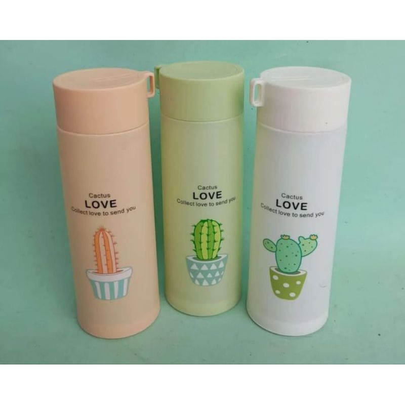 souvenir botol minum kaca tumbler kaktus hadiah ulang tahun pernikahan siraman aqiqah khitan 7 bulan