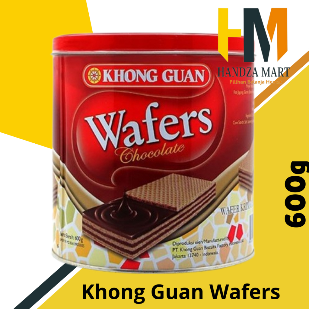 

Khong Guan Chocolate Wafers Tins 600g