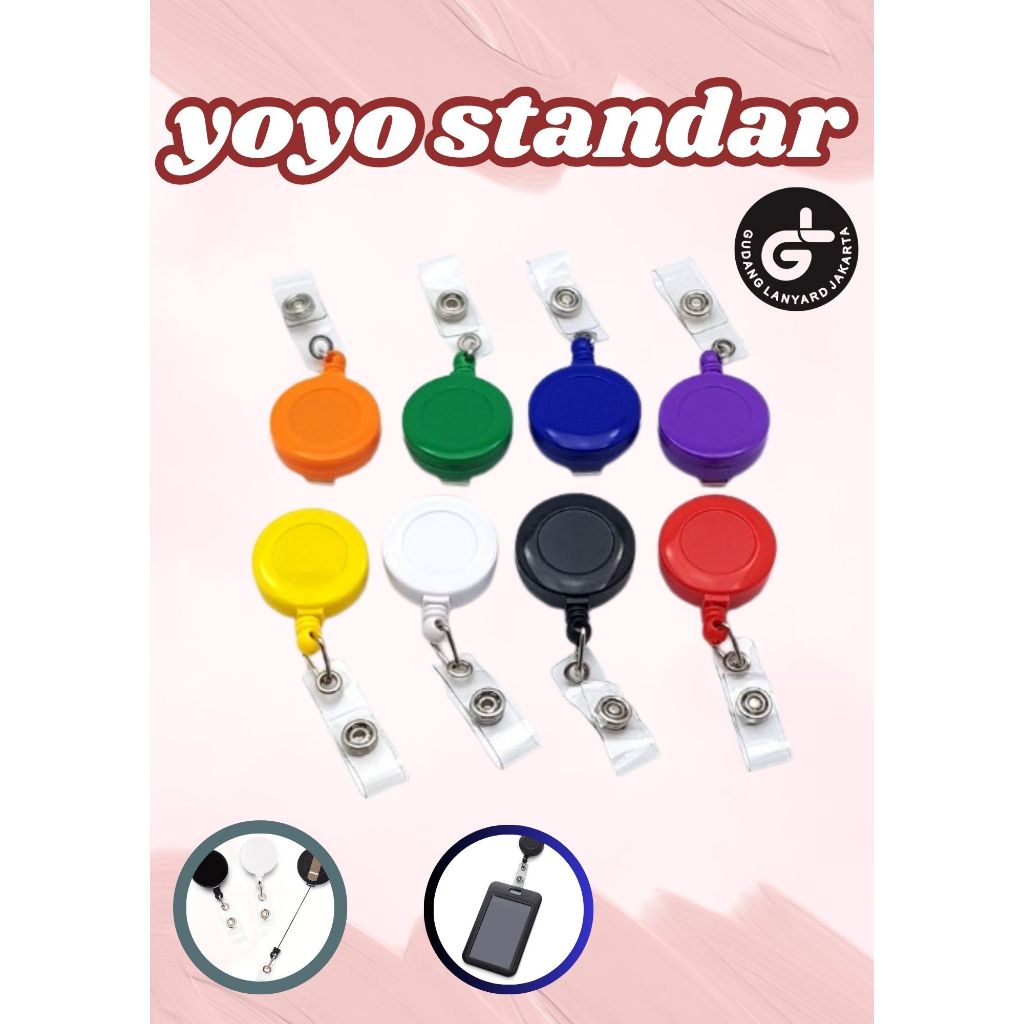 

YOYO Tali Id Card Gantungan ID CARD Hang Tag Name Tag STANDARD