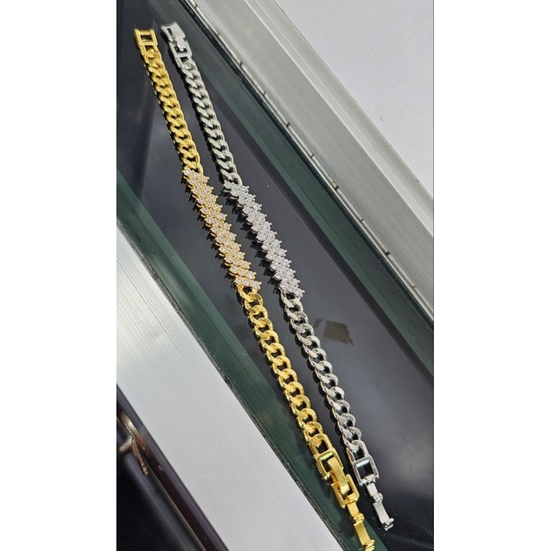 gelang rhodium, gelang plat rhodium, gelang dewasa, gelang mata