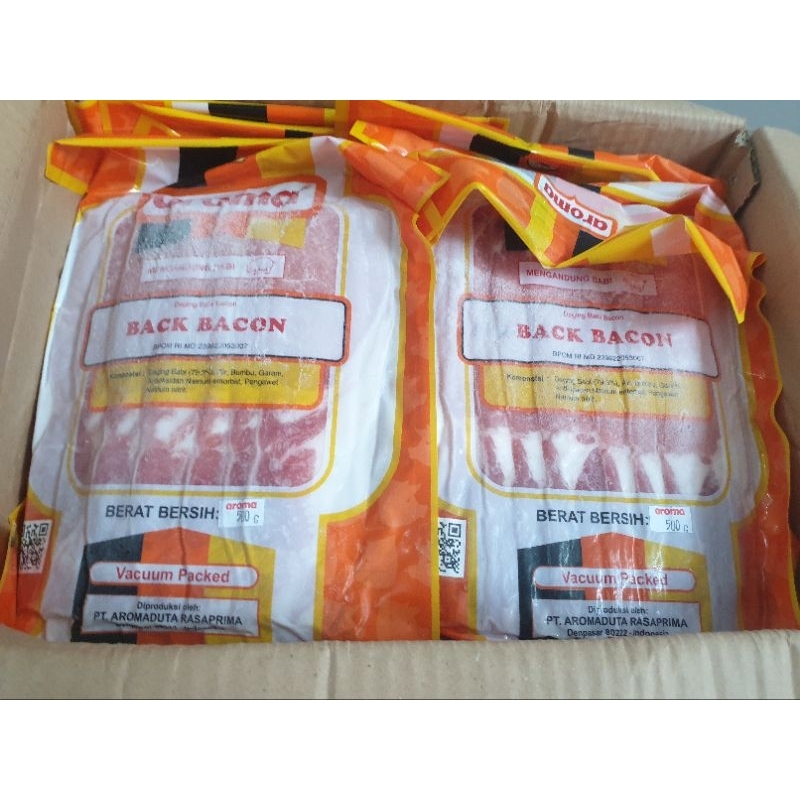 

back bacon 250 gram/pack