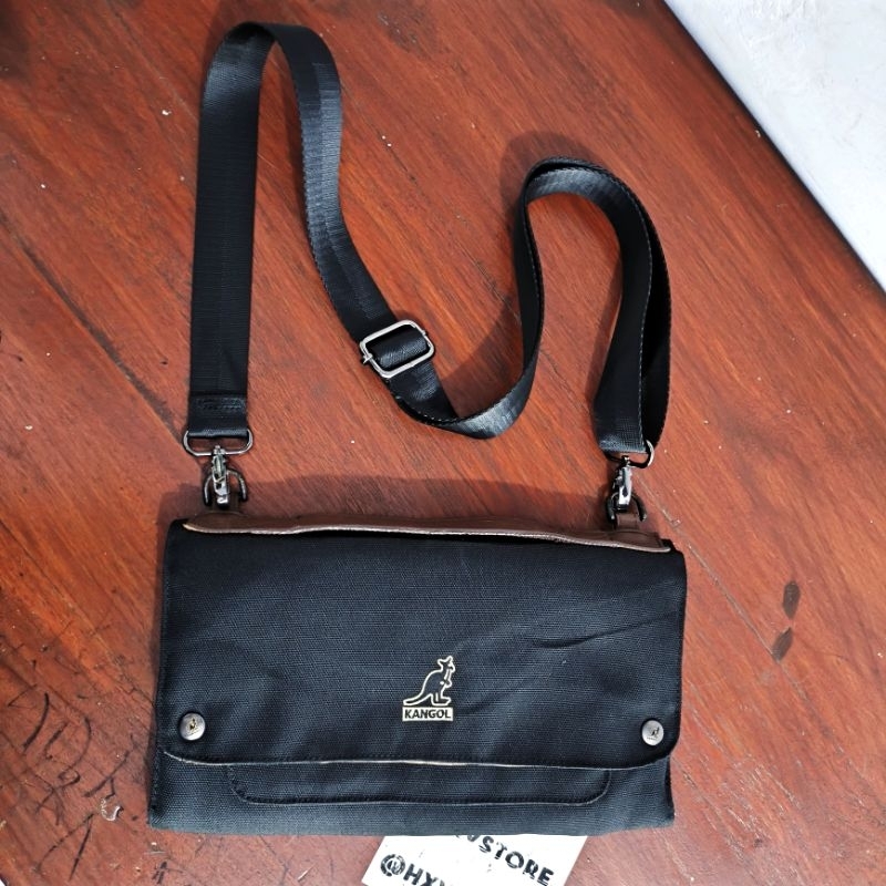 Kangol Cordura Sling Bag / tas selempang Kangol Cordura