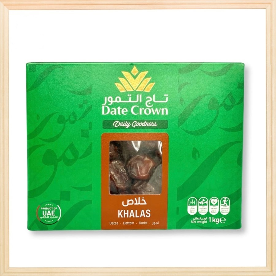 

kurma date crown khalas isi 1 kg original