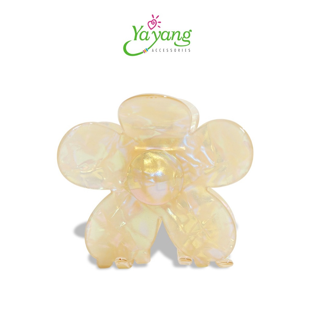 YAYANG Jepit Rambut Bunga Marbel - Flower Marbel  Hair Clip - NAJ6109