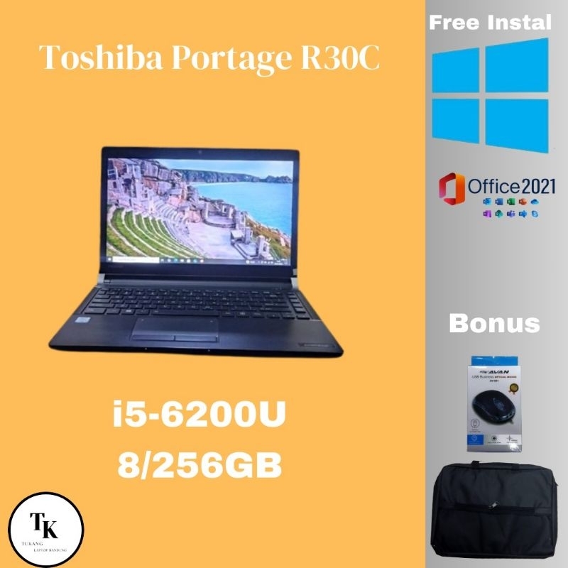 Toshiba Portage R30c I5-6 Ram 8 Ssd 256