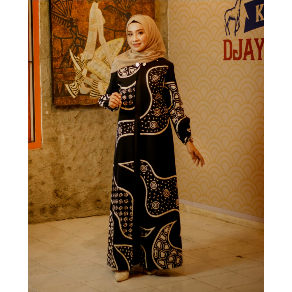 GAMIS BATIK AZAHRA PREMIUM - BATIK PERTIWI JOGJA