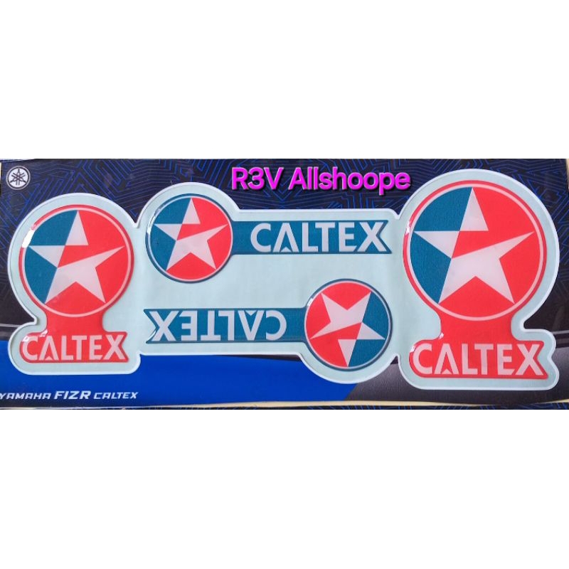 Stiker 3D Emblem Timbul Yamaha F1ZR CALTEX Berkualitas