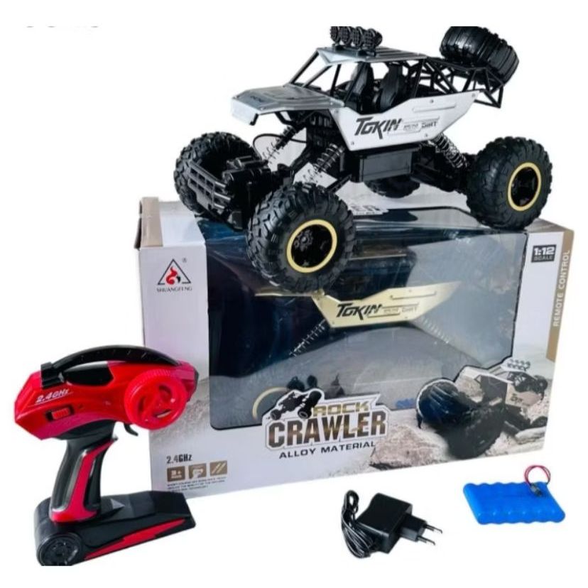 Rc mobil rock crawler mobil remote control jumbo scala 1:12 4wd besar