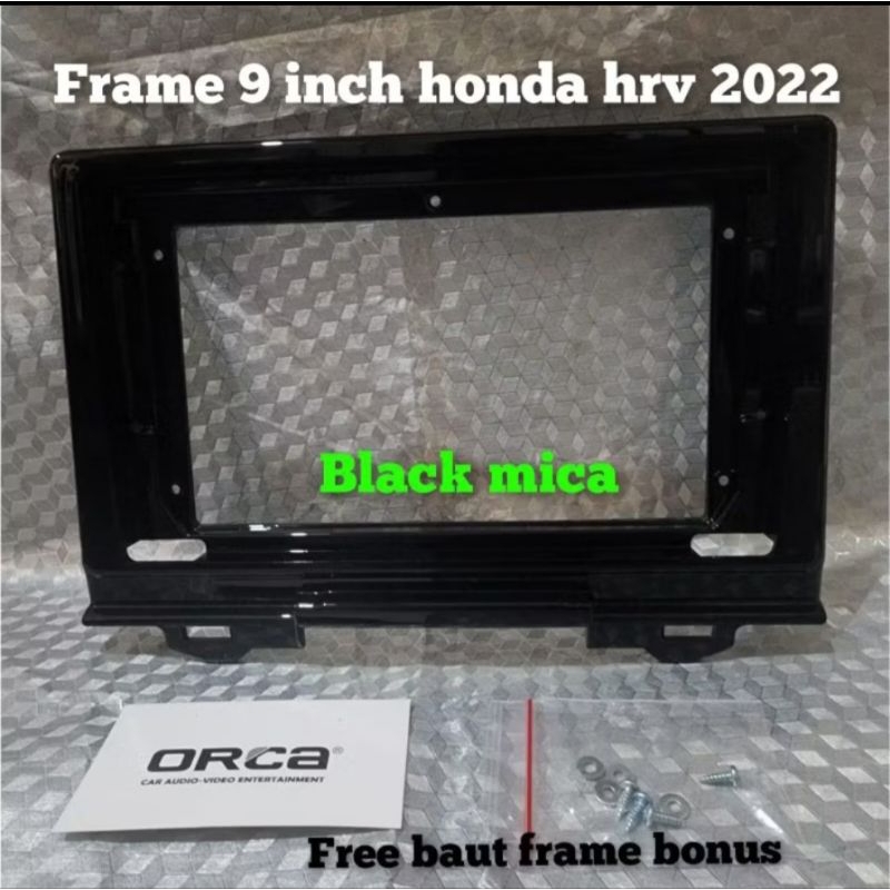 frame head unit android 9 inch mobil honda hrv 2022-2025