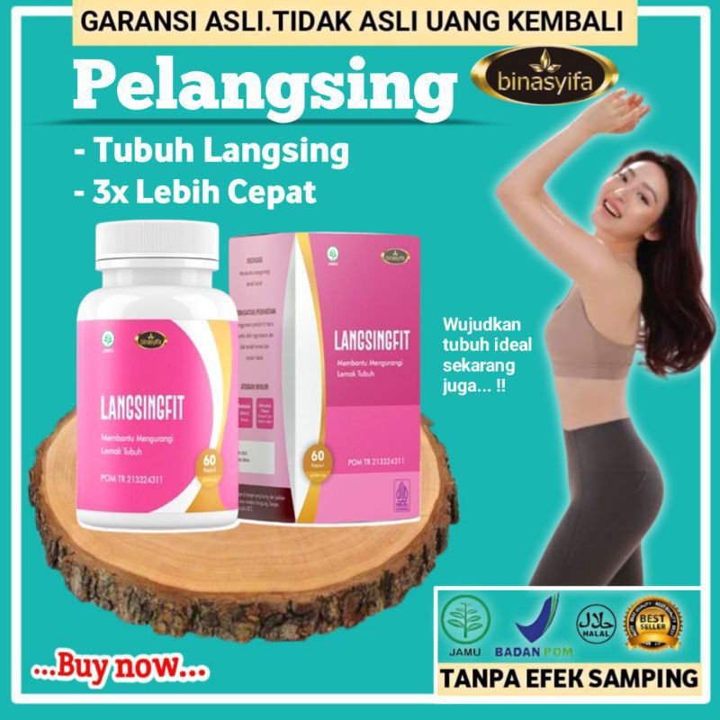 Obat Diet ORIGINAL BPOM Pelangsing Badan Cepat Dan Ampuh Bpom Obat kurus Herbal Pelangsing Kapsul Pe