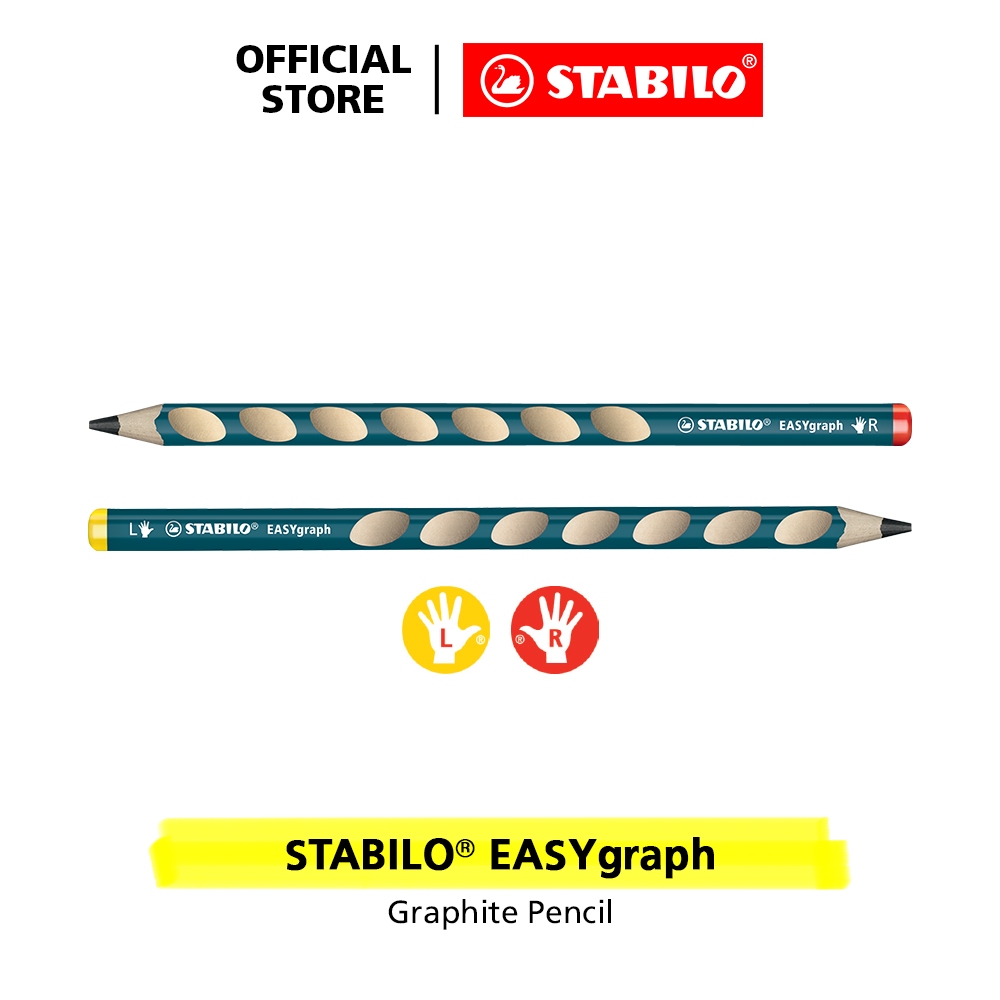 

STABILO EASYgraph 2B Graphite Pencil / Ergonomic Pencil / Pensil 2B