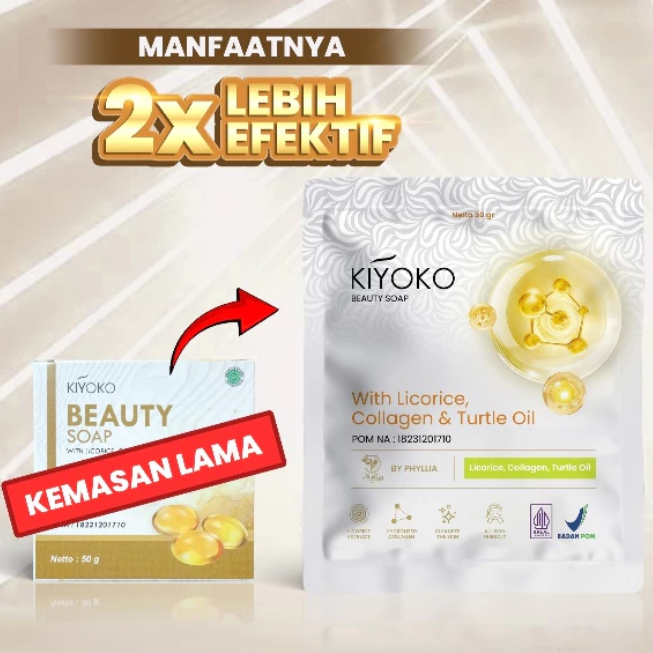 Kiyoko Beauty Soap Sabun Original 100% BPOM