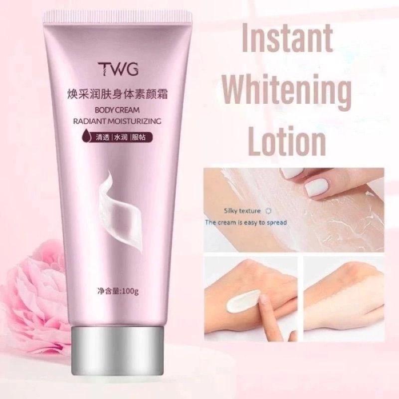 BPOM TWG Lotion Pemutih Badan Instant Whitening Body Cream