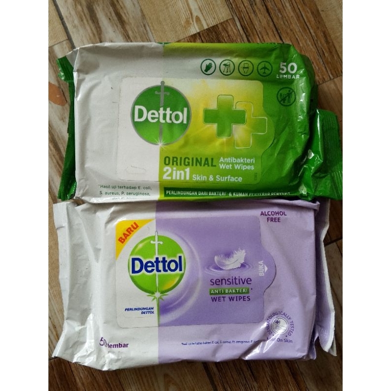 Dettol Tisu Basah Isi 50 Lembar