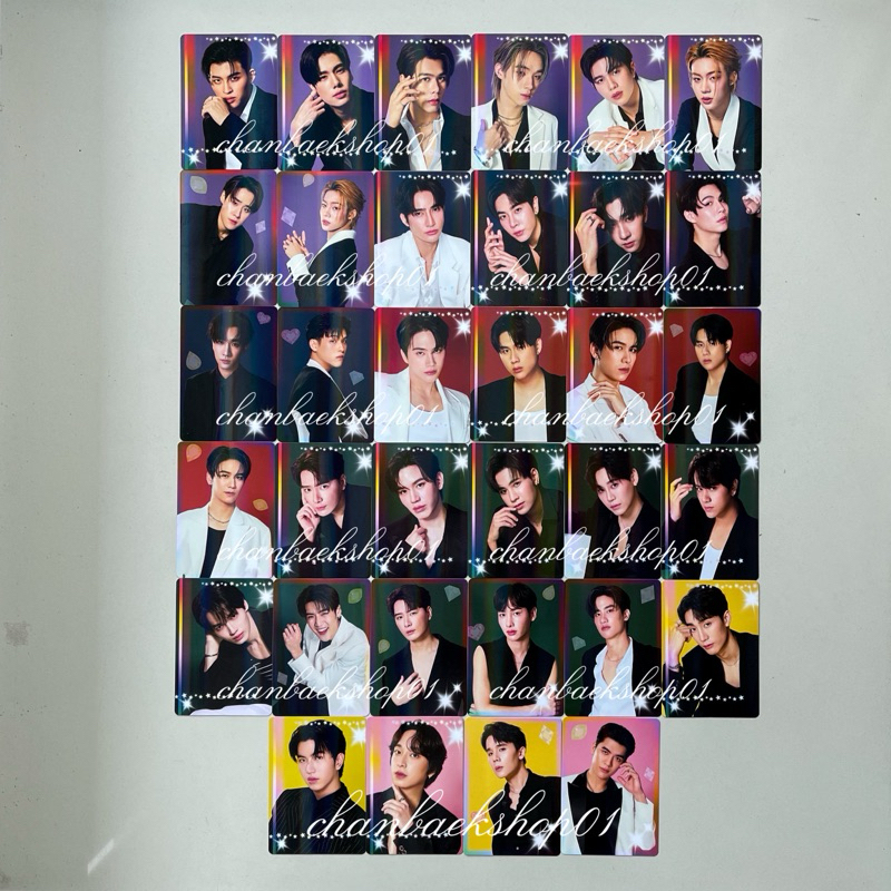 COLLECTIBLE CARD BLACK IN COLOR GMMTV BOOKFAIR NAIIN ( first iin lengso kris joss gawin nut lego win