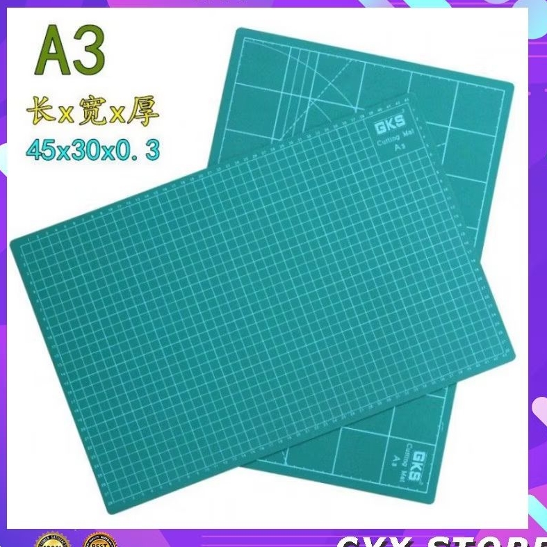 

KVV GKS Work Cutting Mat Pad A3 45 x 30cm GKSA3 Green Grab Medan