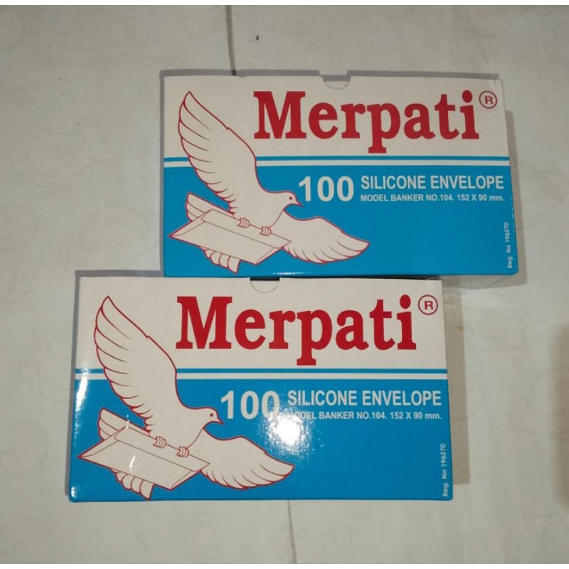 

Amplop Merpati Biru Tanggung No.104