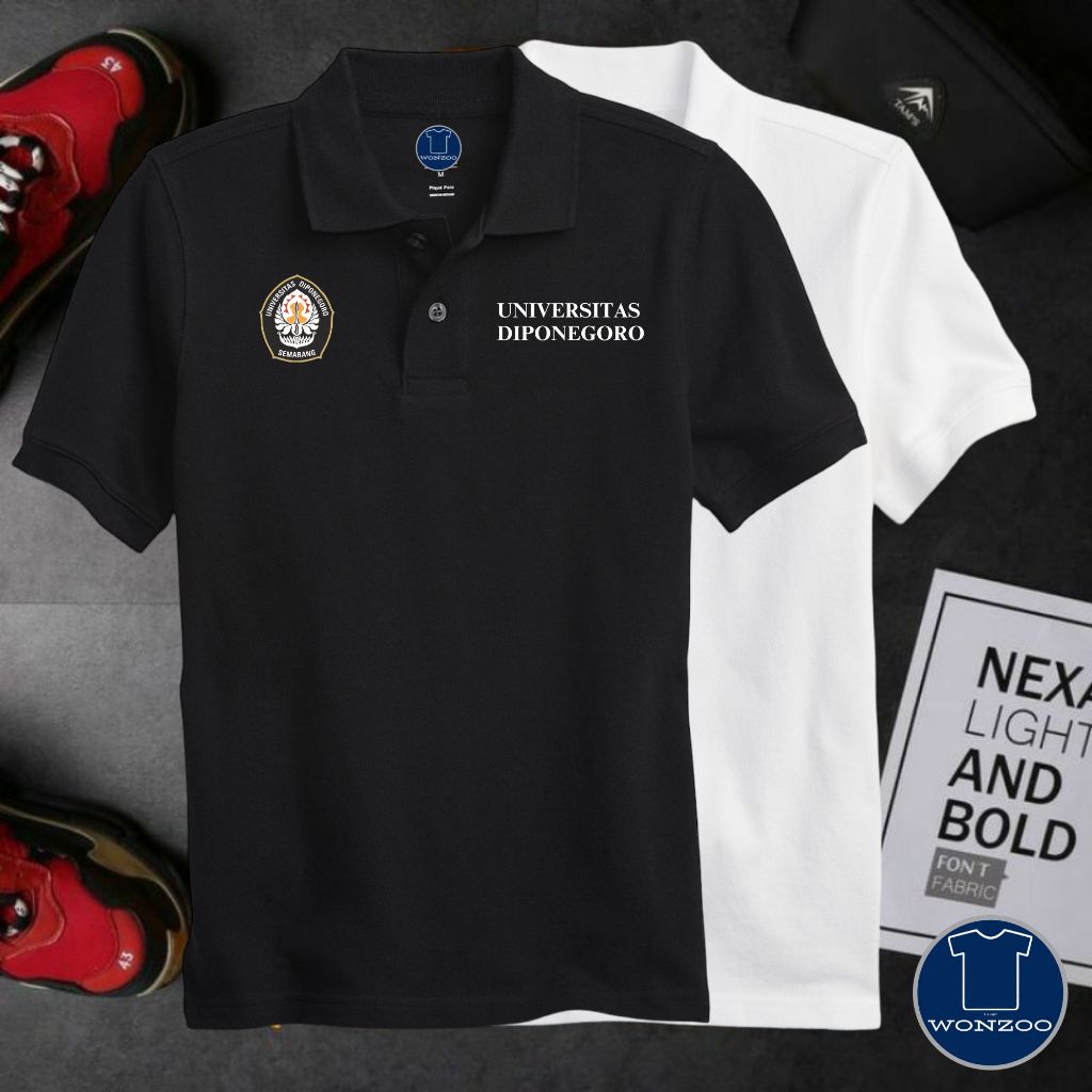 KAOS POLO UNIVERSITAS DIPONEGORO- PREMIUM QUALITY
