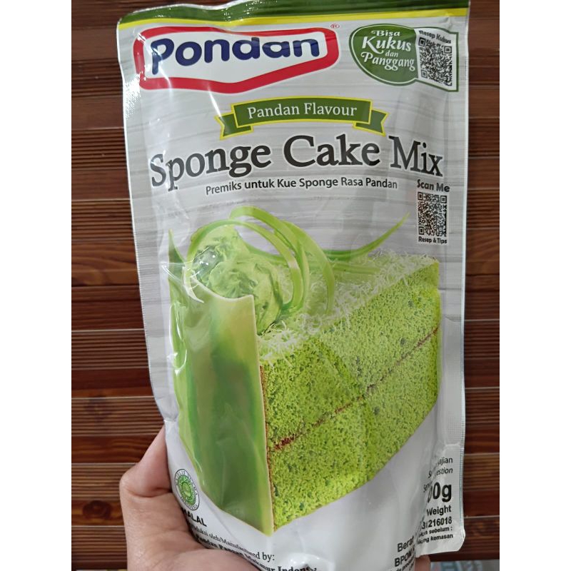 

Sponge Cake Pandan pouch