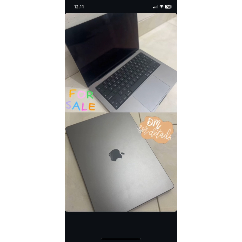 Macbook Pro M1 2021 16GB/512GB Bekas