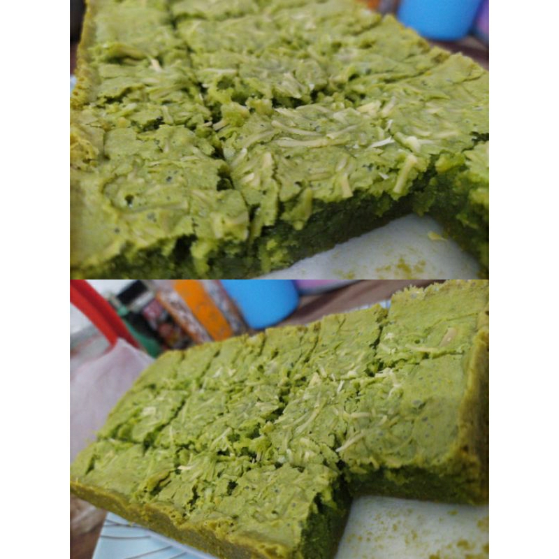 

fudgy brownies coklat & matcha