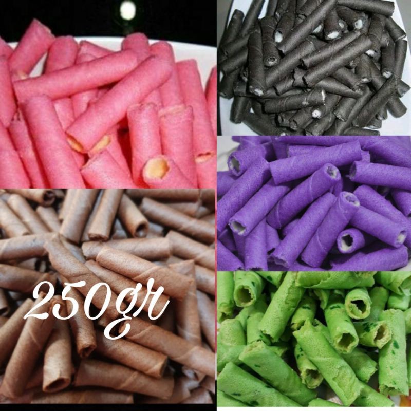 

ASTOR ROLL WAFER BARCELONA MILKY CREAM - 250 gr COKLAT STRAWBERRY PANDAN