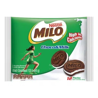 

Milo Sandwich Cookies Choco & Milk