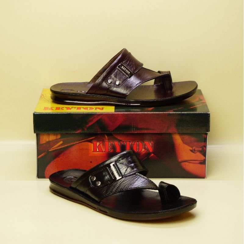 KEYTON Sandal Pria Asli Kulit 100% 515