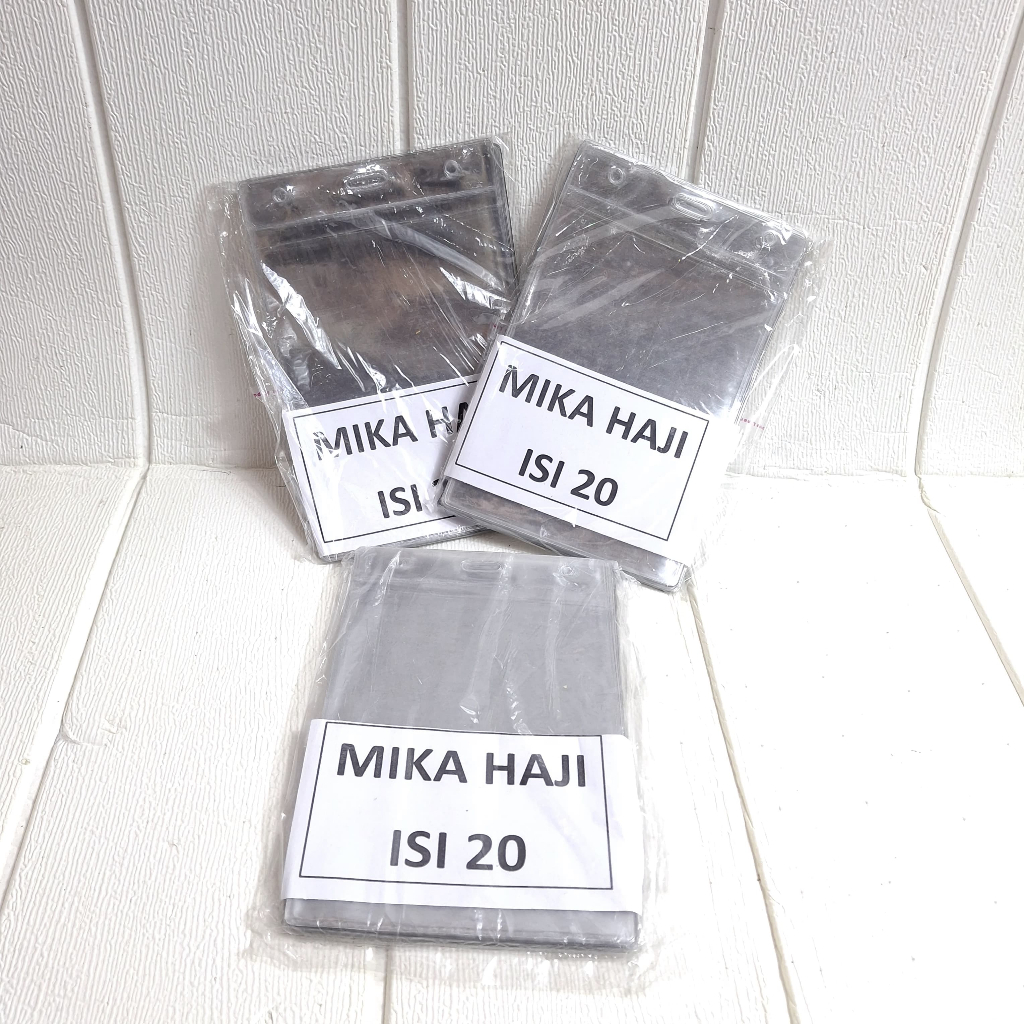 

(20 pcs) Sampul Mika Id Card Uk 10x16cm HAJI