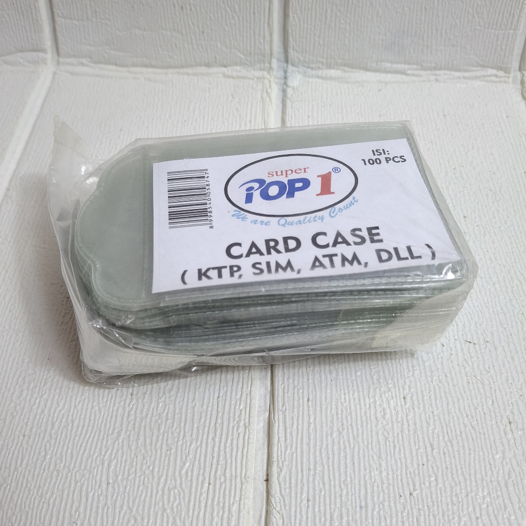 

Plastik ATM / SIM / KTP / Kartu Nama / e-toll Cover Tebal pelindung