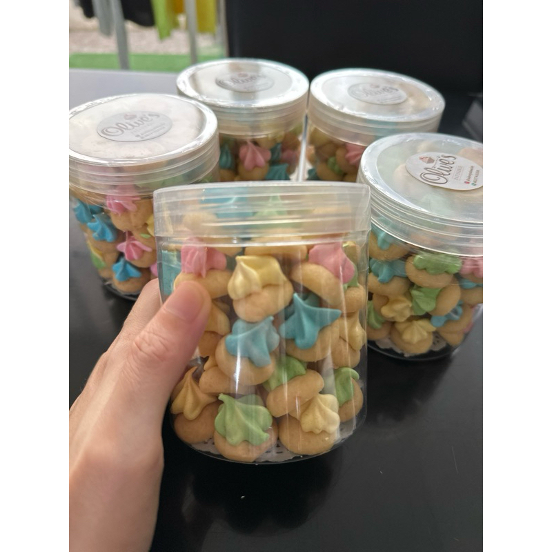 

butter gem rose cookies