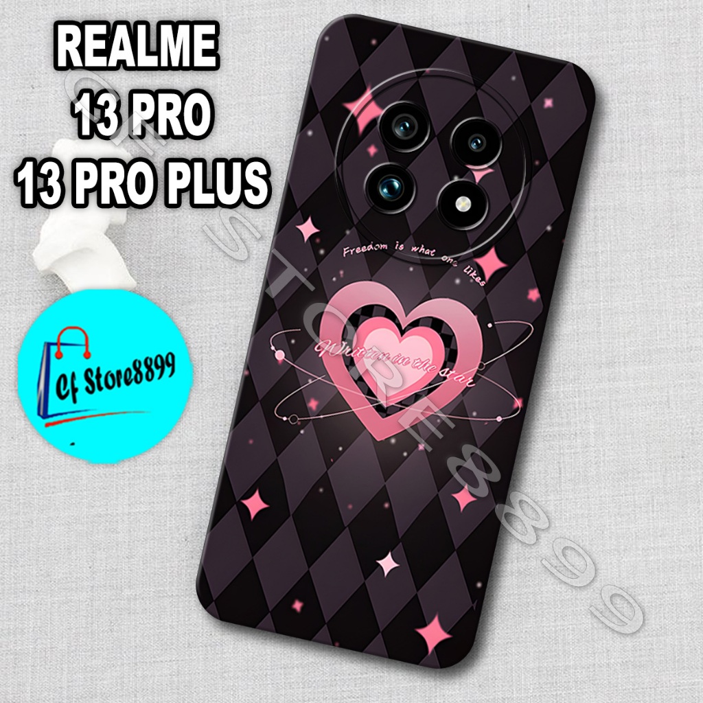 (CFS34) Softcase procamera  untuk Hp REALME 13 PRO/ 13 PRO PLUS I MOTIF STAR I Kesing REALME 13 PRO/