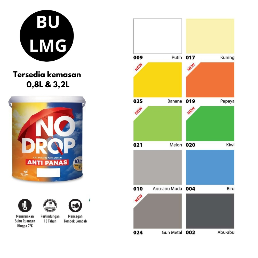 Cat Anti Panas No Drop || No Drop Anti Panas || No Drop 4Kg [Anti Panas 4Kg]