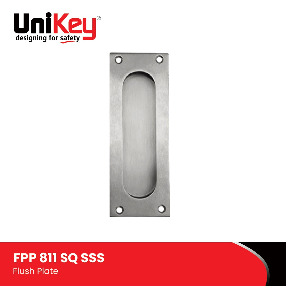 UniKey Flush Pull Plate FPP 811 SQ SSS